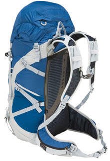 Système pratique d'ajustement de la hauteur au niveau du dos Sac Osprey Talon 33 de profil arrière