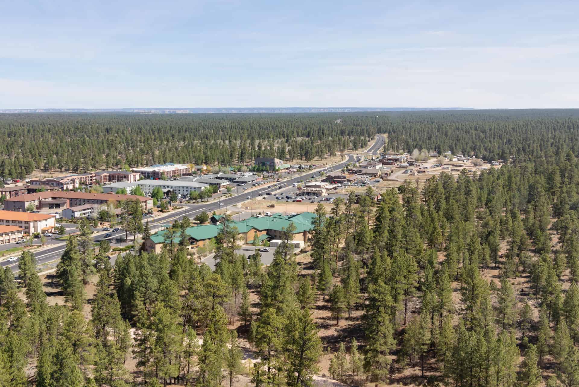 vue aerienne tusayan