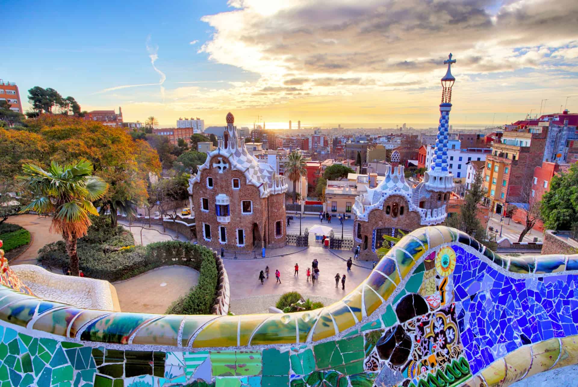 parc guell a barcelone