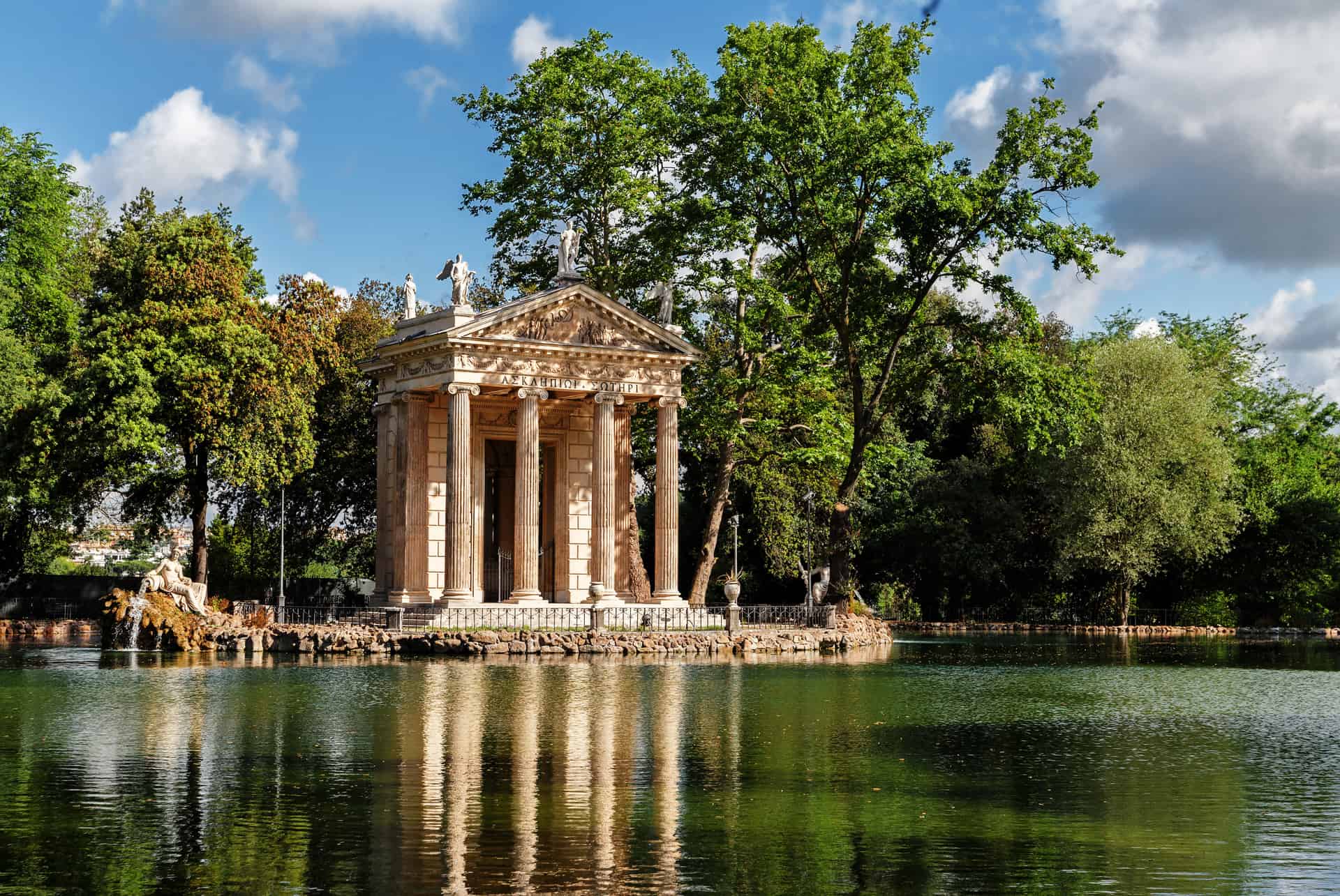 villa borghese rome en mai