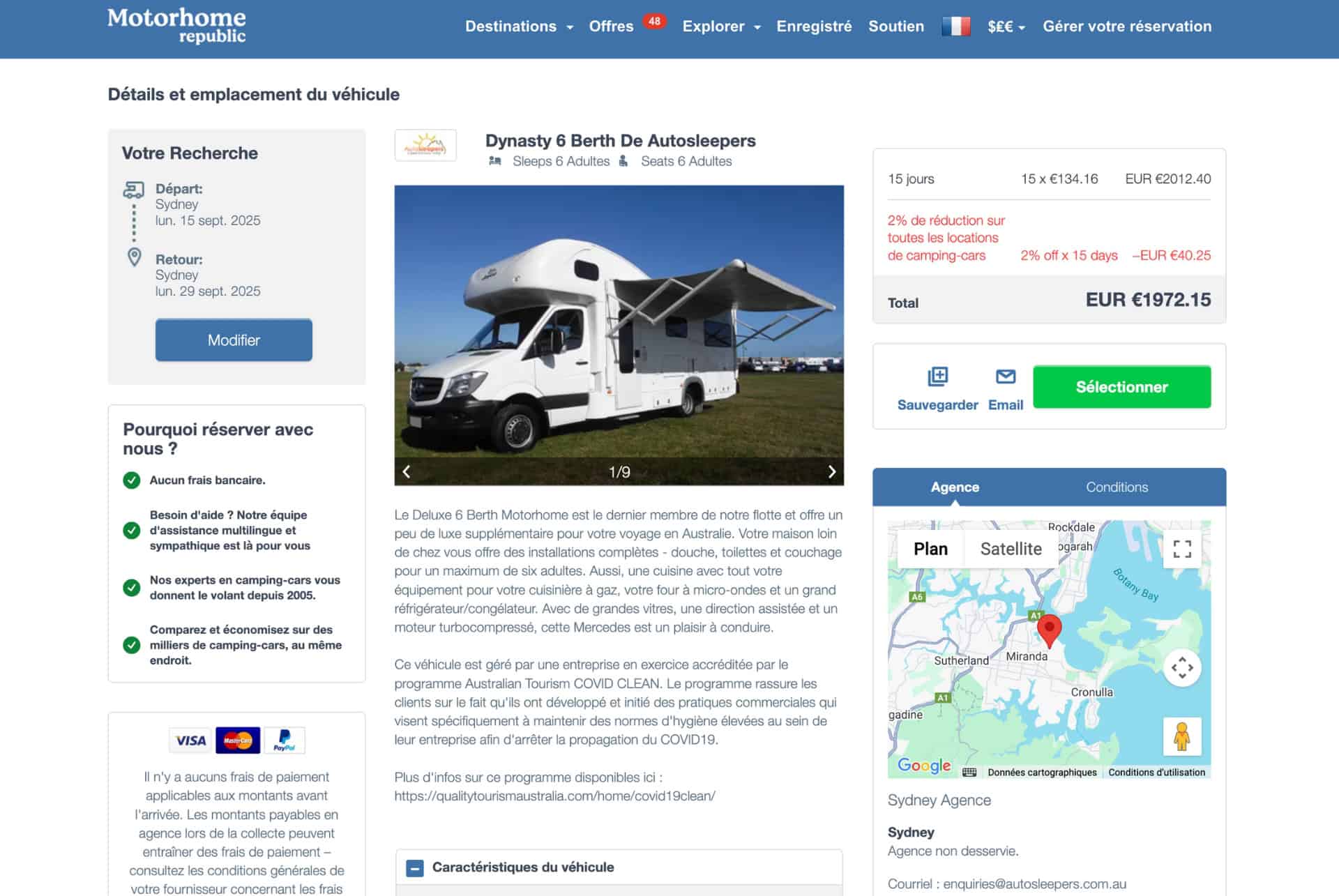 grand van australie motorhome republic