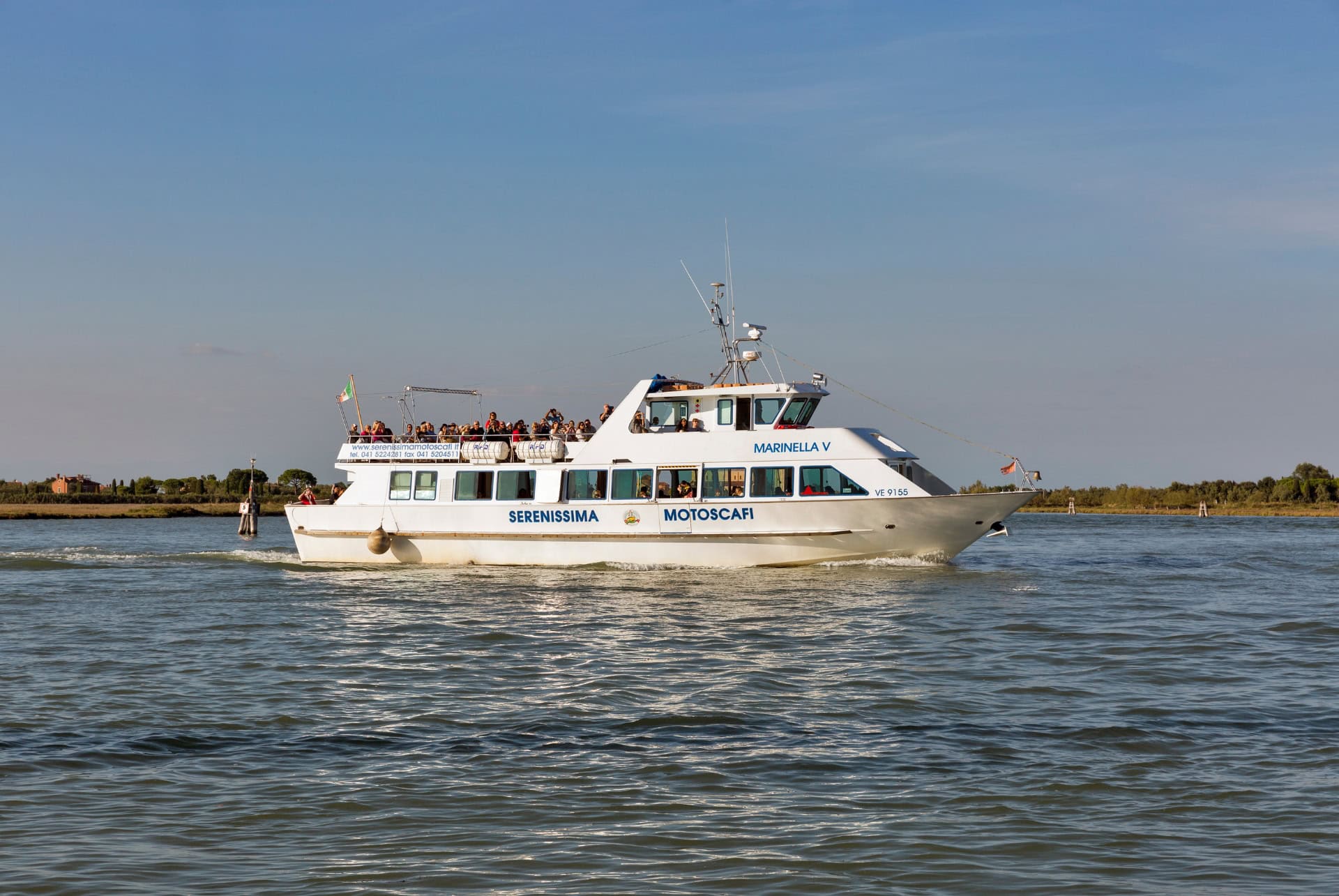 bateau pour rejoindre burano