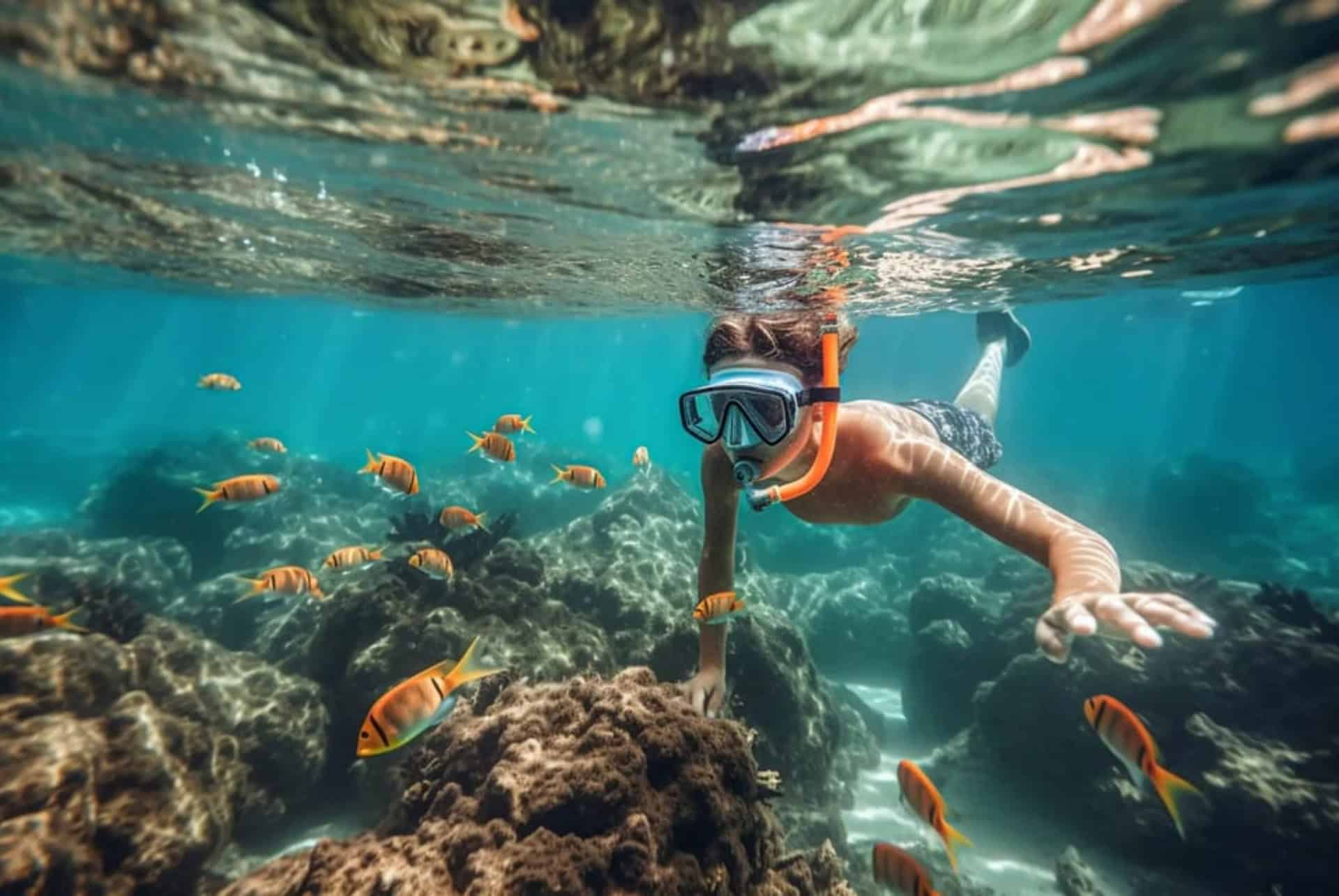 croisière journée îles Lavezzi snorkeling