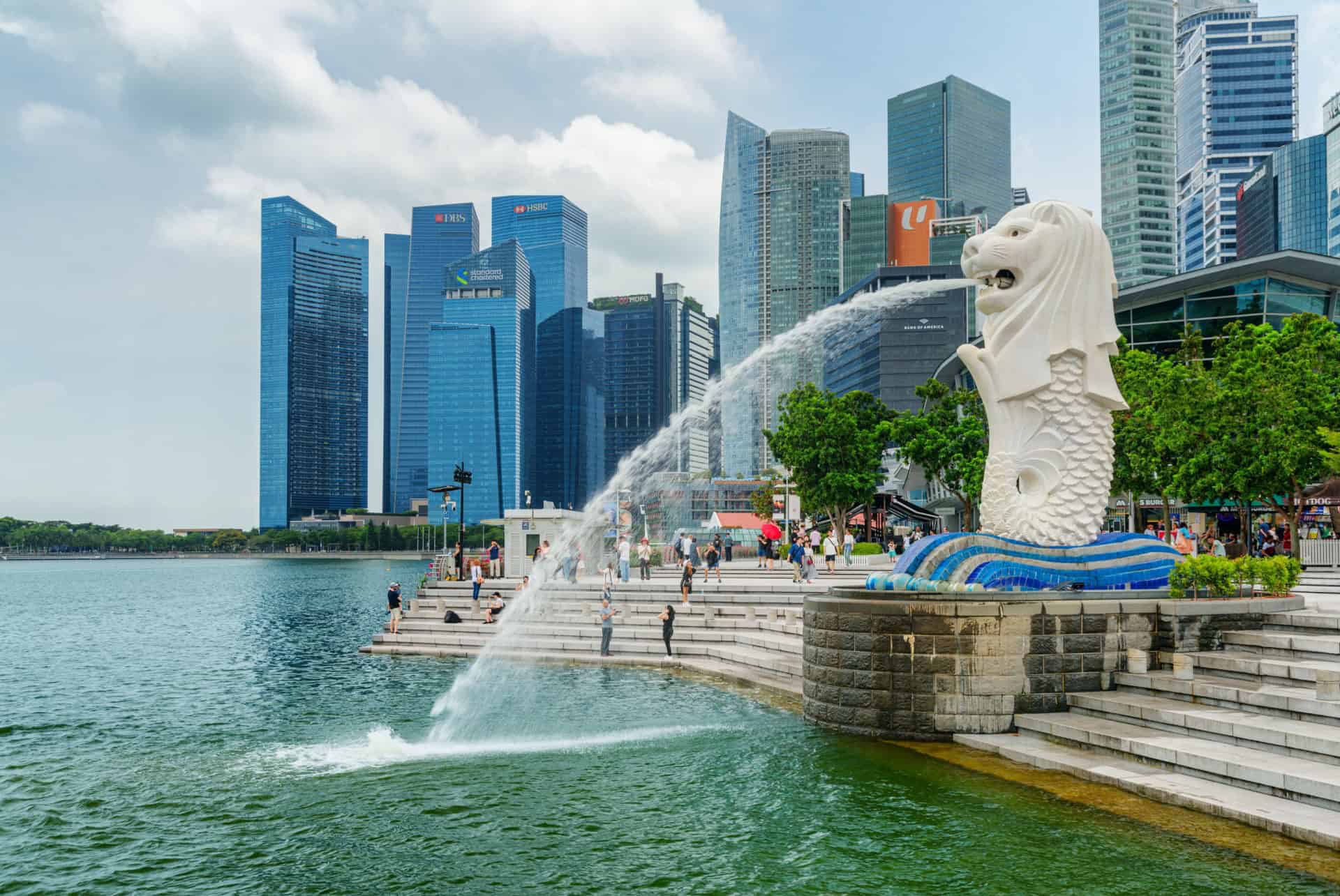 que faire a singapour voir le merlion