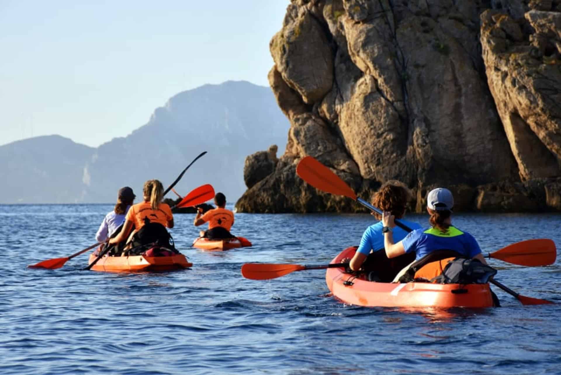 kayak en sardaigne