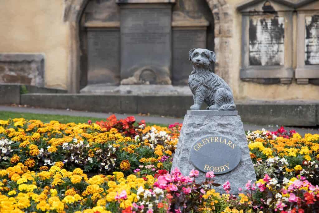 statue bobby greyfriars kirkyard