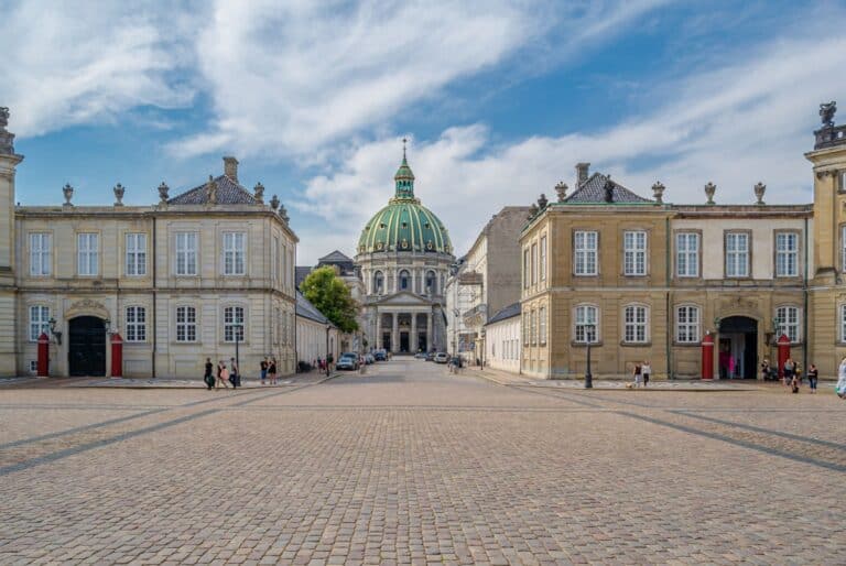 Entrée au musée du palais d'Amalienborg
