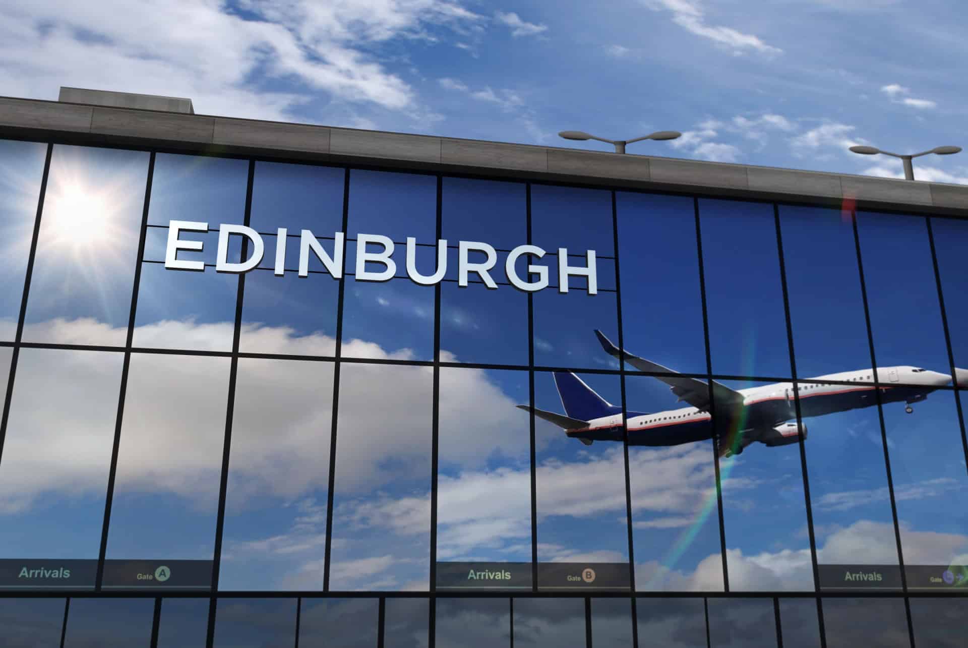 edimbourg en juillet aeroport