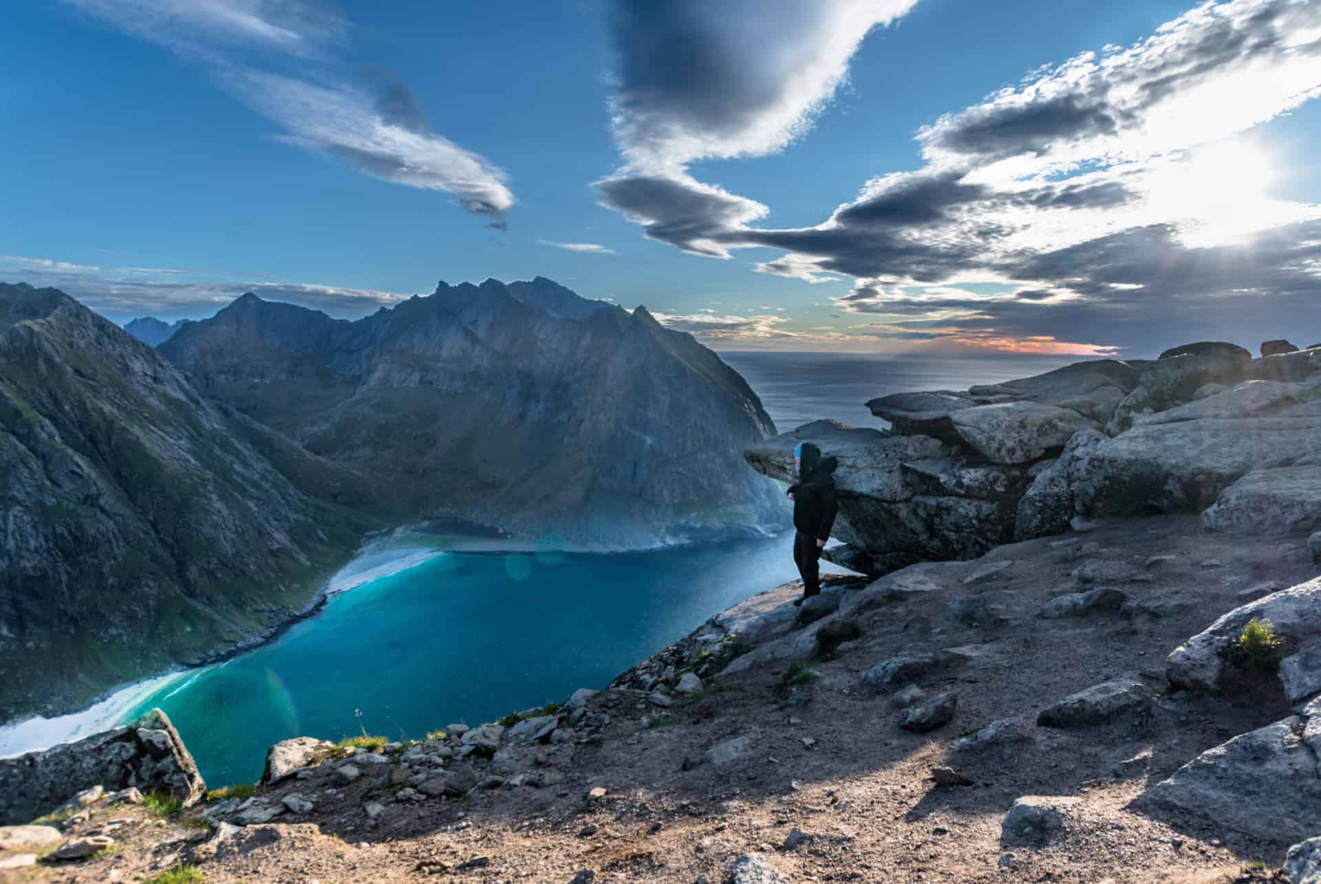 plage de kvalvika road trip norvege