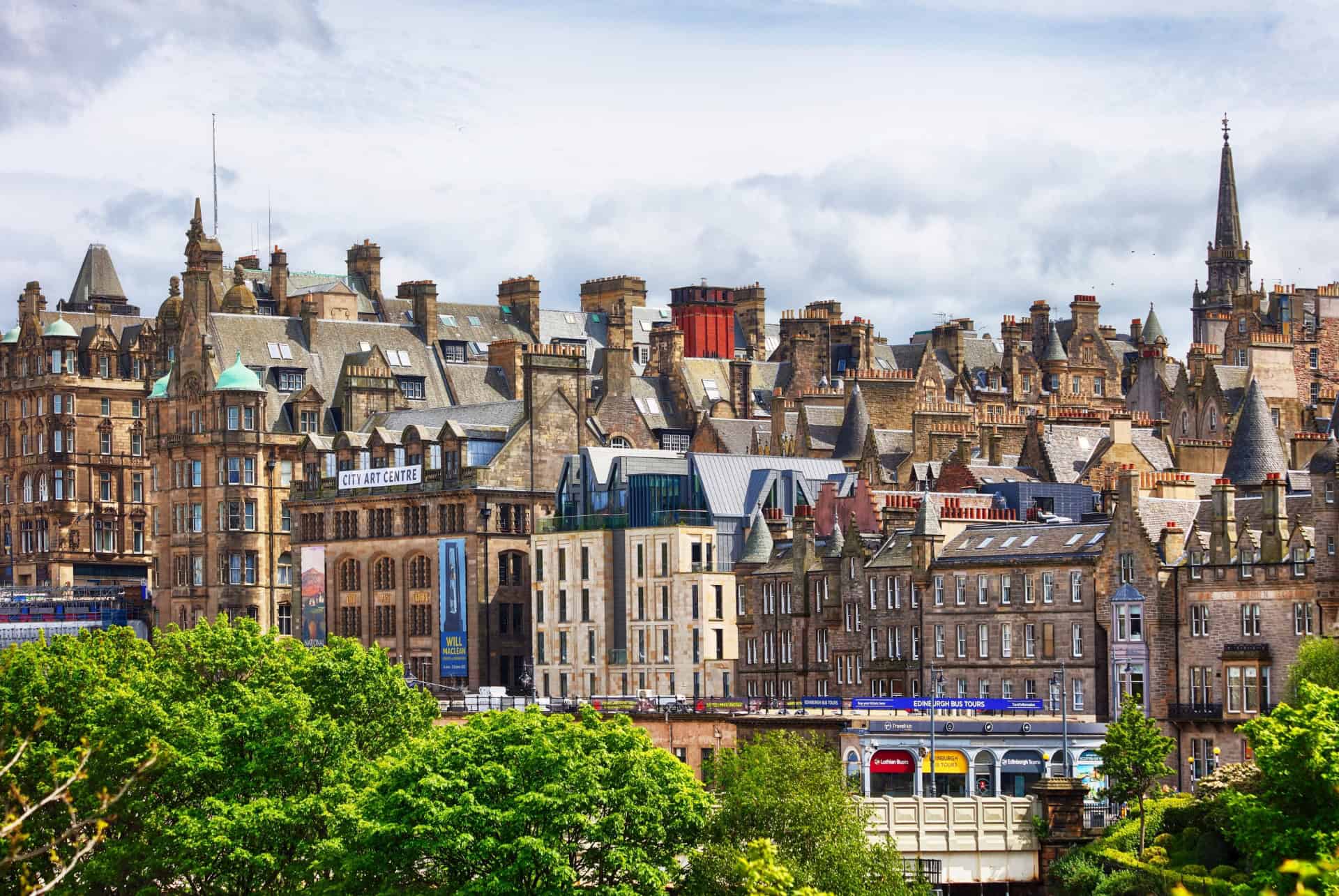 panorama vieille ville edimbourg