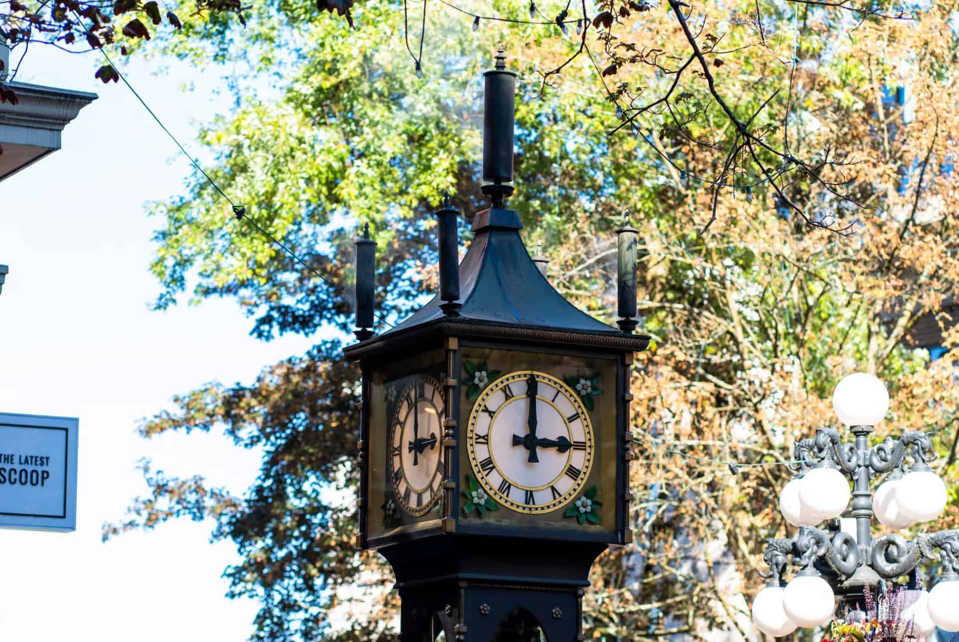 horloge a vapeur de gastown