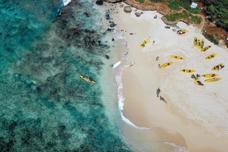Excursion en kayak dans la baie de Kailua avec déjeuner