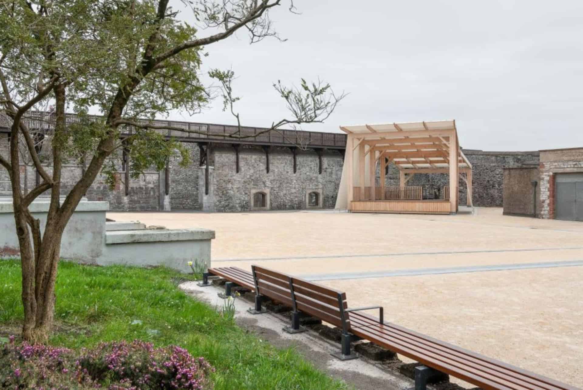 scene pour un evenement au fort elizabeth