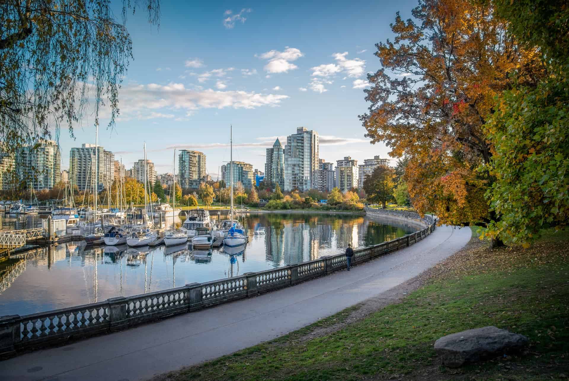 vancouver seawall portion de stanley park