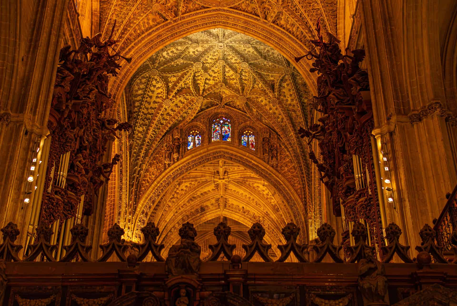 interieur de la cathedrale de séville