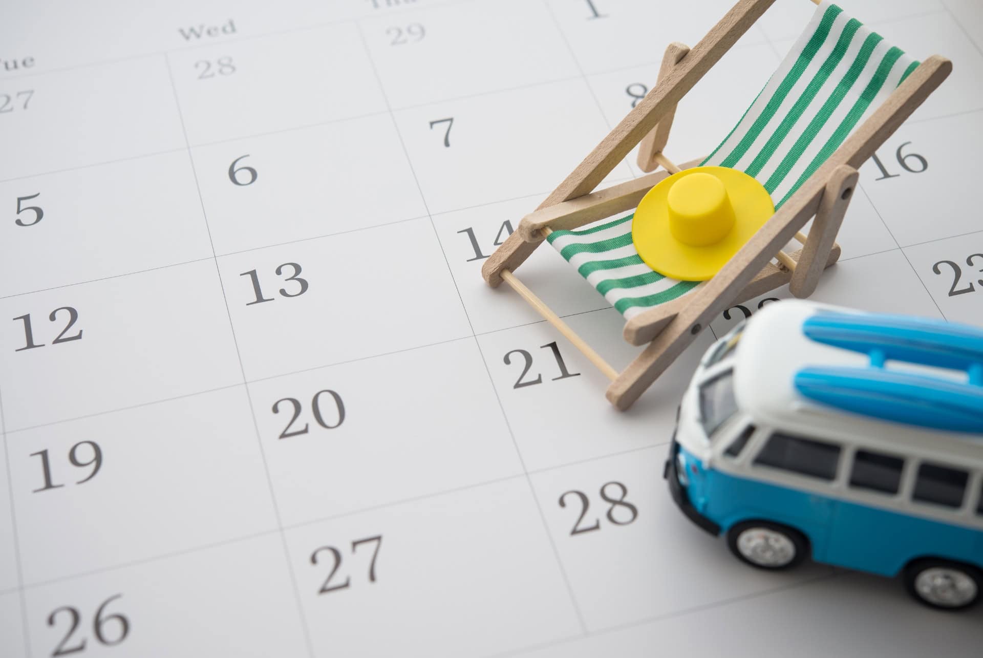 calendrier vacances