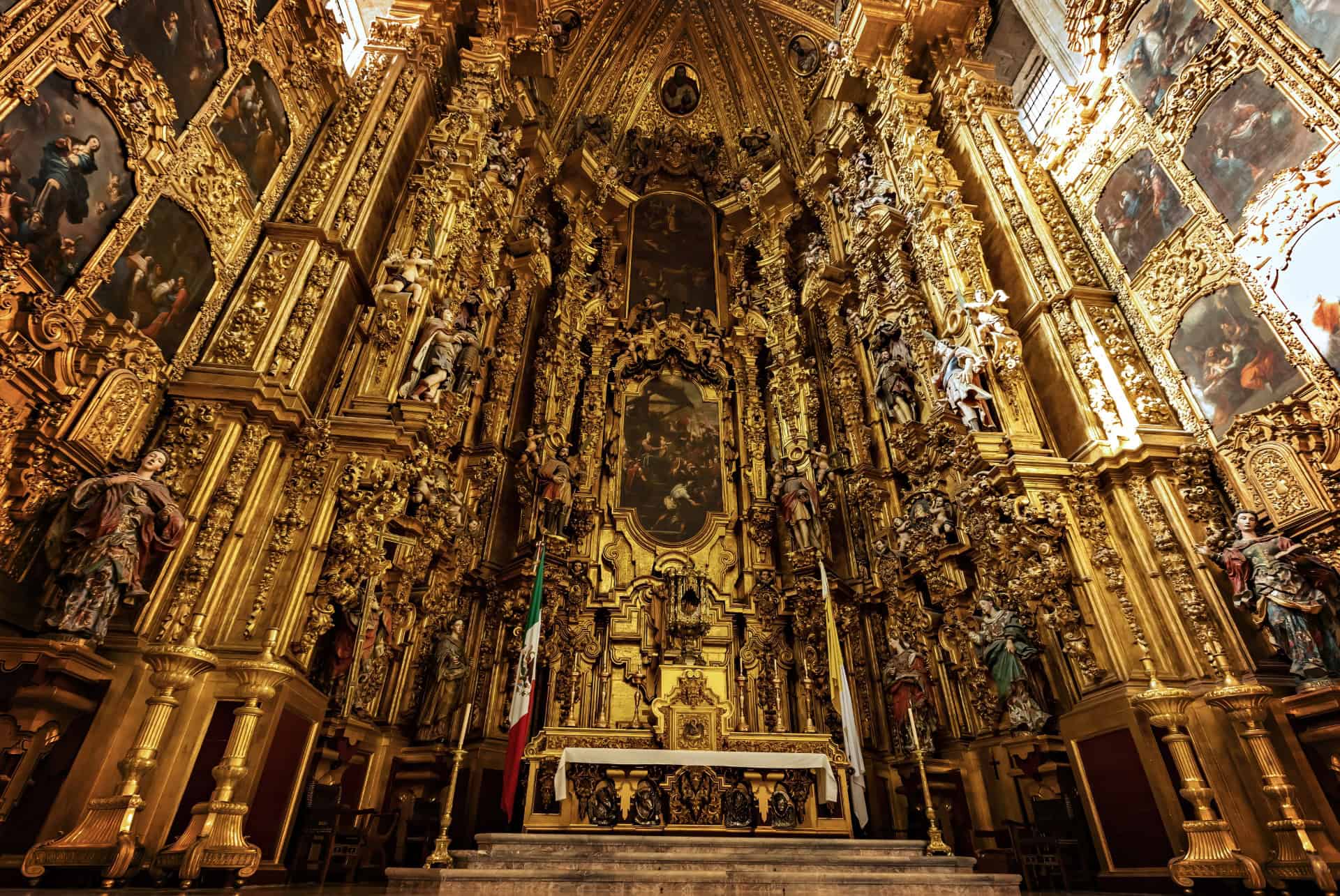 cathedrale mexico interieur