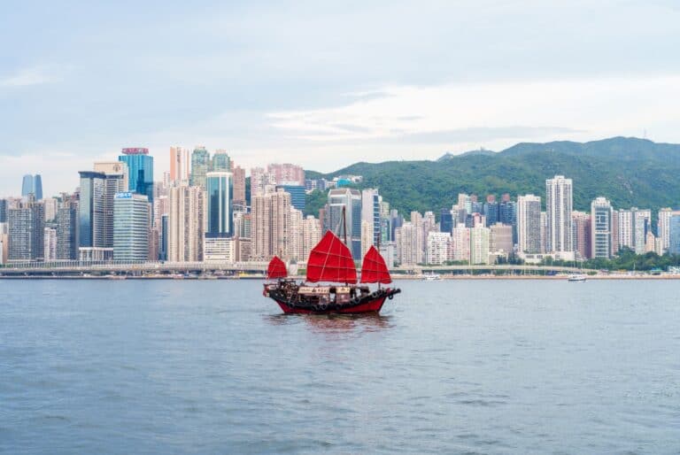 Croisière dans le port de Victoria
