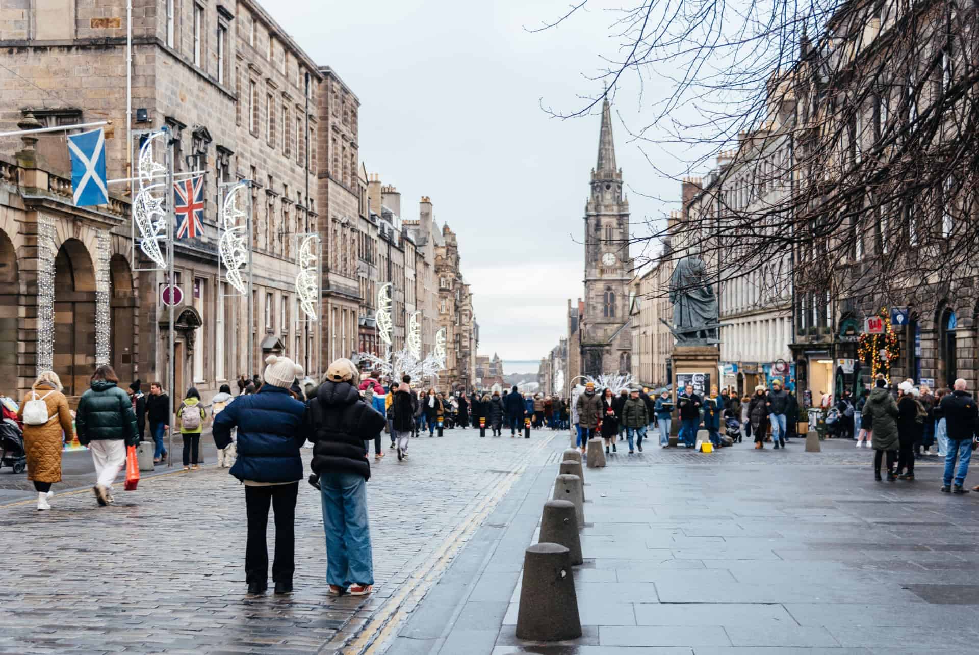 royal mile edimbourg decembre